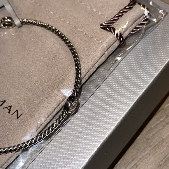 David Yurman Cable Bangle w/ Diamonds - Picture 8 of 15